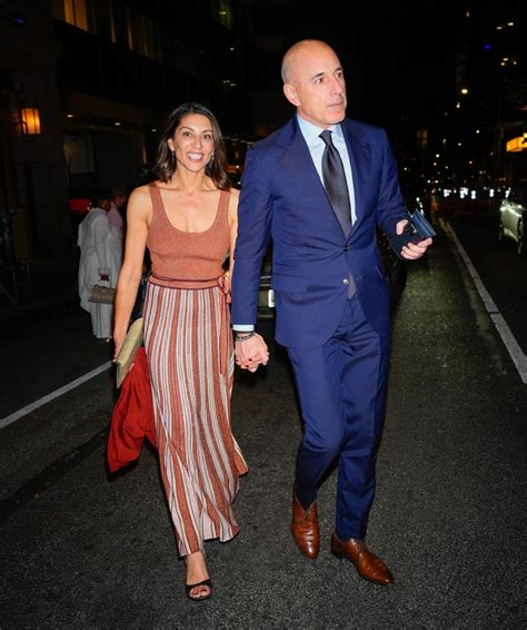 Matt Lauer, Girlfriend Shamin Abas Attend Don。